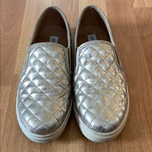 Steve Madden gold sneakers